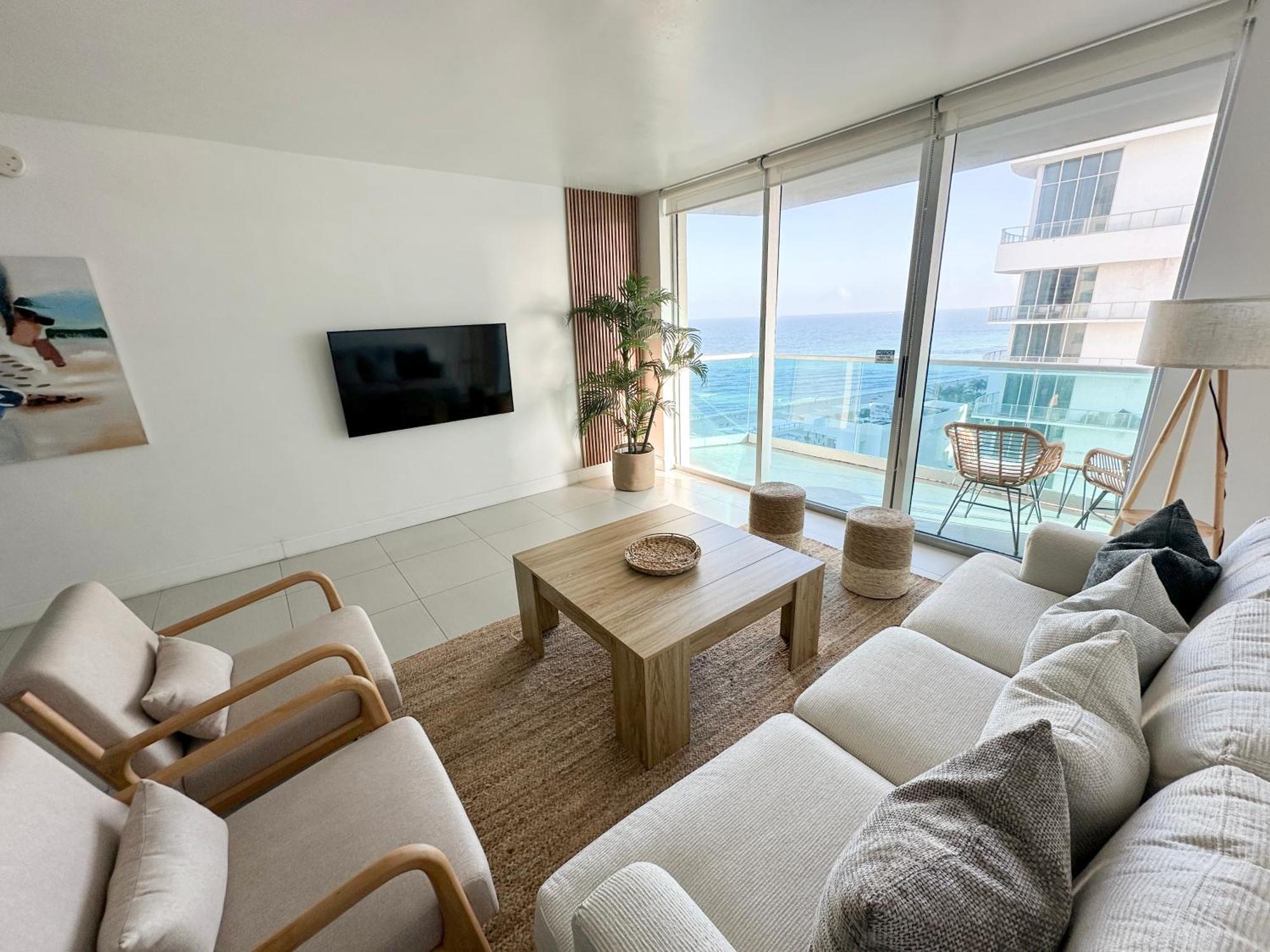 Departamento Frente Al Mar Con Salida Directa A Playa. Appartement *
